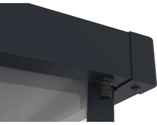 Imagine detaliată cu jgheabul unei clădiri