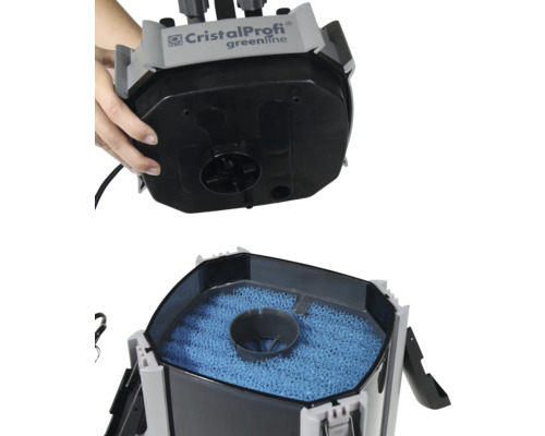 Filtru extern pentru acvariu JBL CristalProfi Greenline, pentru curățarea apei din acvariu