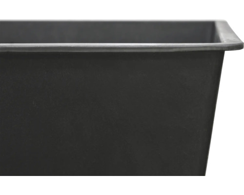 Cadă de mortar neagră din plastic