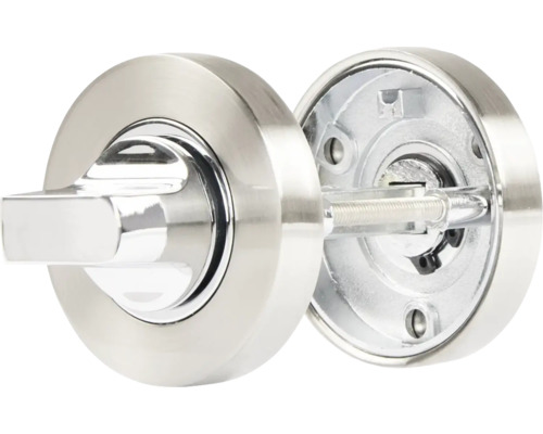 Feronerie ușă cu buton rotativ pentru baie sau toaletă