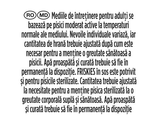 Instrucțiuni de hrănire pentru pisici adulte