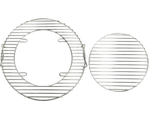 Două grile metalice pentru grătar