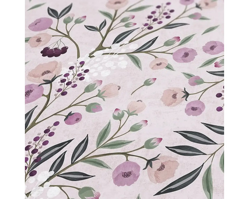 Prim-plan al unei țesături cu model floral