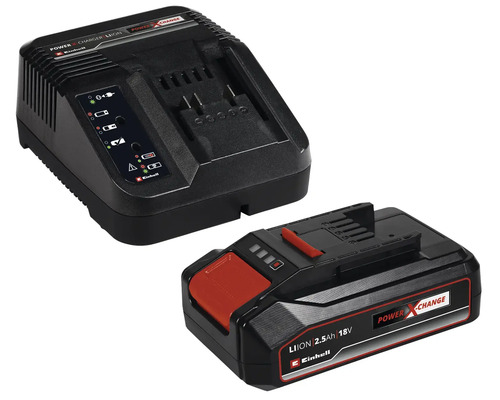 Încărcător și acumulator Einhell Power X-Change de 18 volți, 2,5 Ah