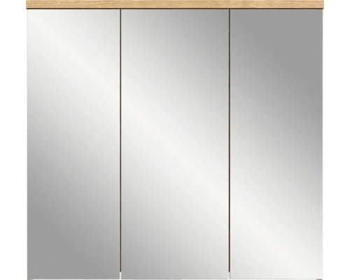 Dulap cu oglindă cu trei uși pentru baie