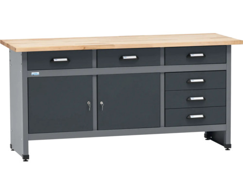 Banc de lucru negru/gri antracit Küpper Profi 4 | HORNBACH