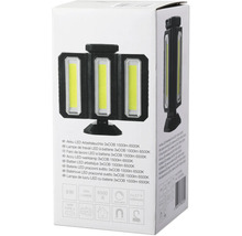 Ambalaj lampă de lucru cu LED cu acumulator 3xCOB, 1500 lumeni și 6500 Kelvin