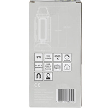 Ambalaj lampă reglabilă de 9 wați cu 1500 lumeni, 6500 kelvini, port USB tip C și atașare magnetică
