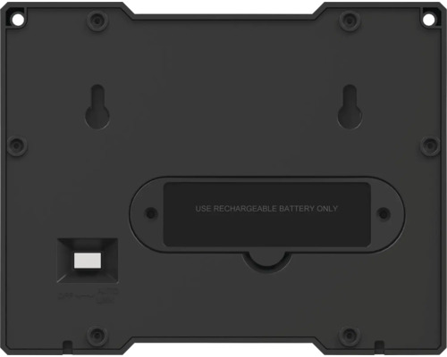 Spatele unui dispozitiv cu capac pentru baterie și întrerupător