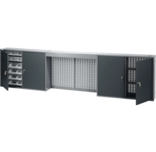 Dulap de atelier cu uși glisante și perete perforat