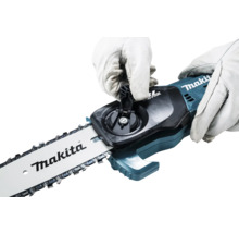 Logo Makita. Drujba cu acumulator cu mănuși.