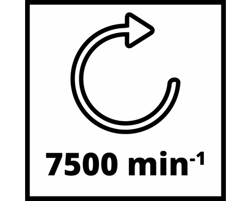 7500 rotații pe minut