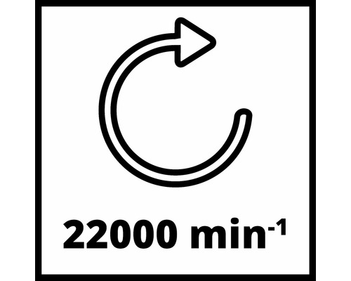 Simbol 22000 rotații pe minut