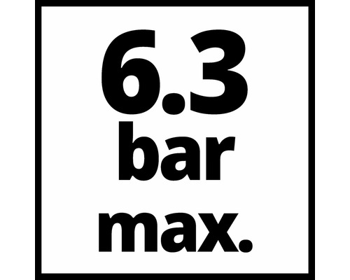 Simbol pentru presiune maximă de 6,3 bari