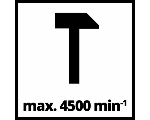 Simbol pentru rata maximă de impact de 4500 de impacturi pe minut