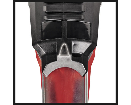 Vizualizare detaliată a unui instrument cu o carcasă de plastic și o parte metalică