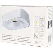Ambalajul unei lămpi solare de perete cu LED cu detalii tehnice