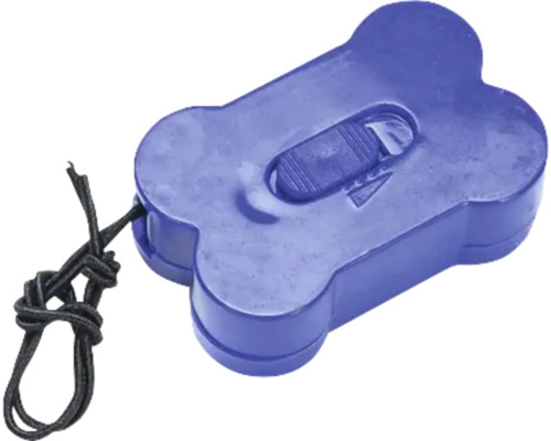 Medalie pentru câini în formă de os cu gravură și șnur