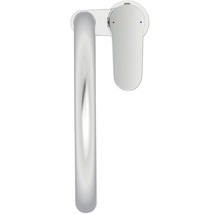 Baterie de lavoar din metal cu o singură manetă