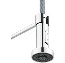 Baterie de bucătărie cu furtun de duș