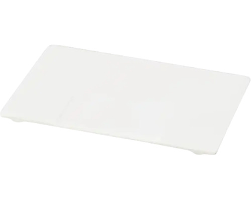 Capac dreptunghiular alb
