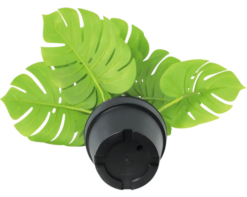 Plantă artificială Monstera Deliciosa în ghiveci negru