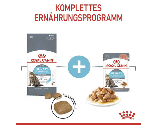 Program complet de nutriție pentru pisici cu hrană uscată și umedă Royal Canin Urinary Care