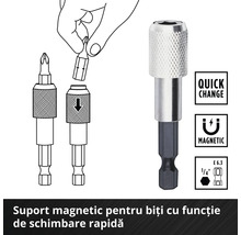 Set biți Einhell M-CASE, 33 piese