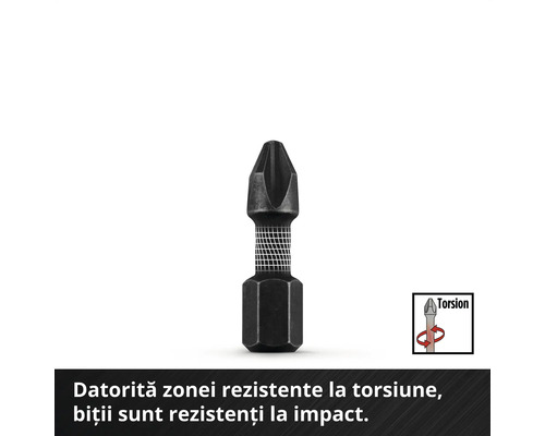 Bit de șurubelniță cu zonă de torsiune