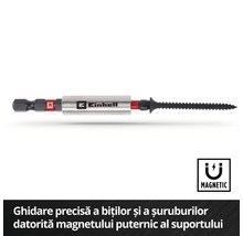 Set burghie pentru ceramică Einhell S-Case, 18 piese