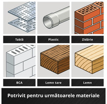 Set burghie pentru ceramică Einhell S-Case, 18 piese