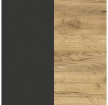 Element de decor din lemn și element de decor închis la culoare, comparativ