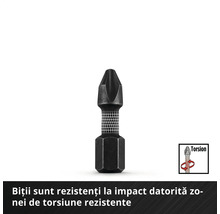 Set 39 biți/biți de impact/burghie Einhell M-CASE LS, 39 piese