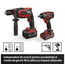 Set 39 biți/biți de impact/burghie Einhell M-CASE LS, 39 piese
