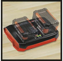Încărcător Einhell Power X-Twincharger cu doi acumulatori