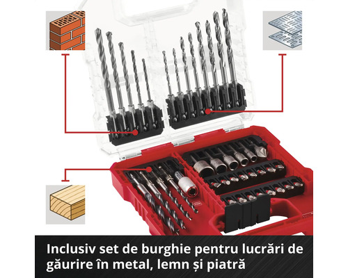 Set de burghie pentru găurire în metal, lemn și piatră