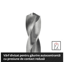 Burghiu metalic cu vârf de găurire
