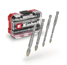 Set de burghie Einhell Logo cu diferite dimensiuni în cutie