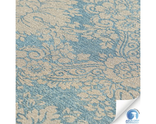 Prim-plan al unui tapet de vinil cu model floral și tehnologie Aqua Grip