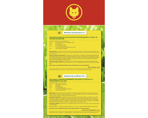 Amestec de scarificare 4 în 1