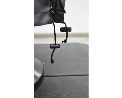 Prim-plan cu un șnur de strângere cu opritor