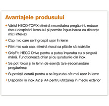 Șuruburi pentru lemn de terasă Heco Topix-Plus 5x40 mm oțel inox A2, 200 bucăți, filet secundar, sistem GripFit