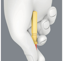 Mână ținând o șurubelniță