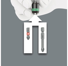 Logo Wera, suport de biți cu doi biți