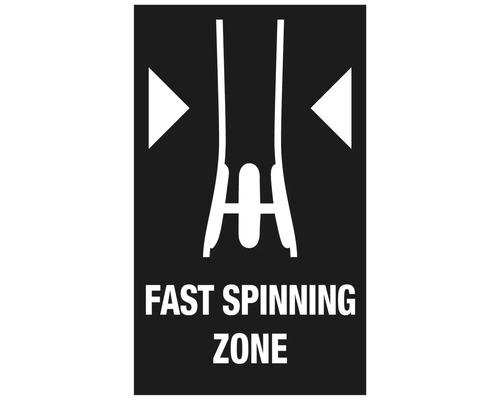 Simbol: Zona cu rotire rapidă