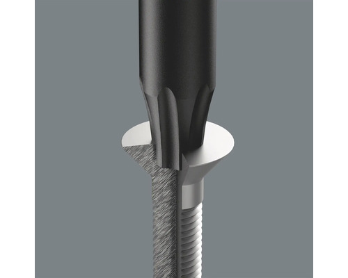 Șurubelniță care prinde capul șurubului