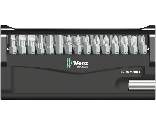 Wera Bit-Check cu diferite biți pentru șurubelnițe