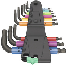 Set de șurubelnițe unghiulare cu cap sferic și suport