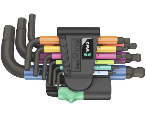 Set chei hexagonale Wera Logo cu suport