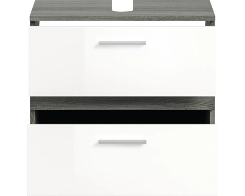 Dulap sub chiuvetă cu două sertare și mânere